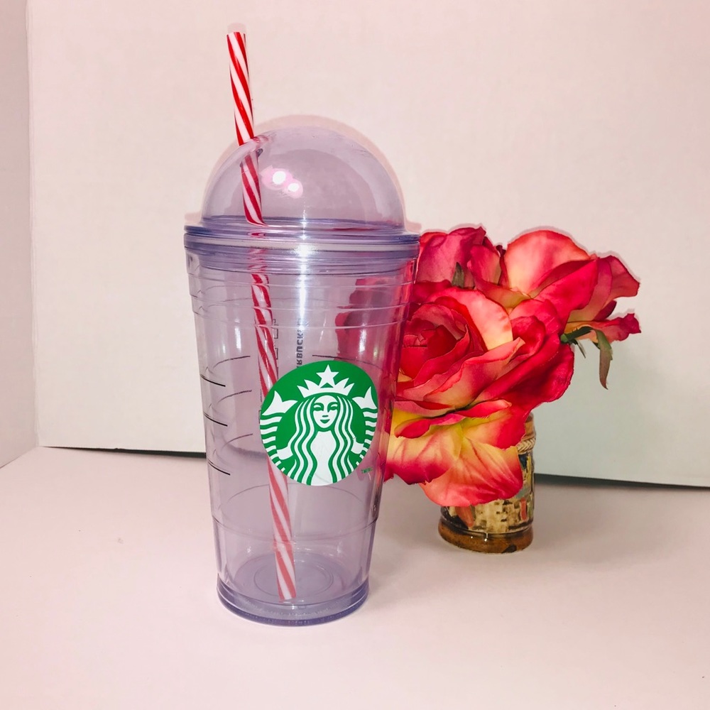 STARBUCKS clear Travel Tumbler